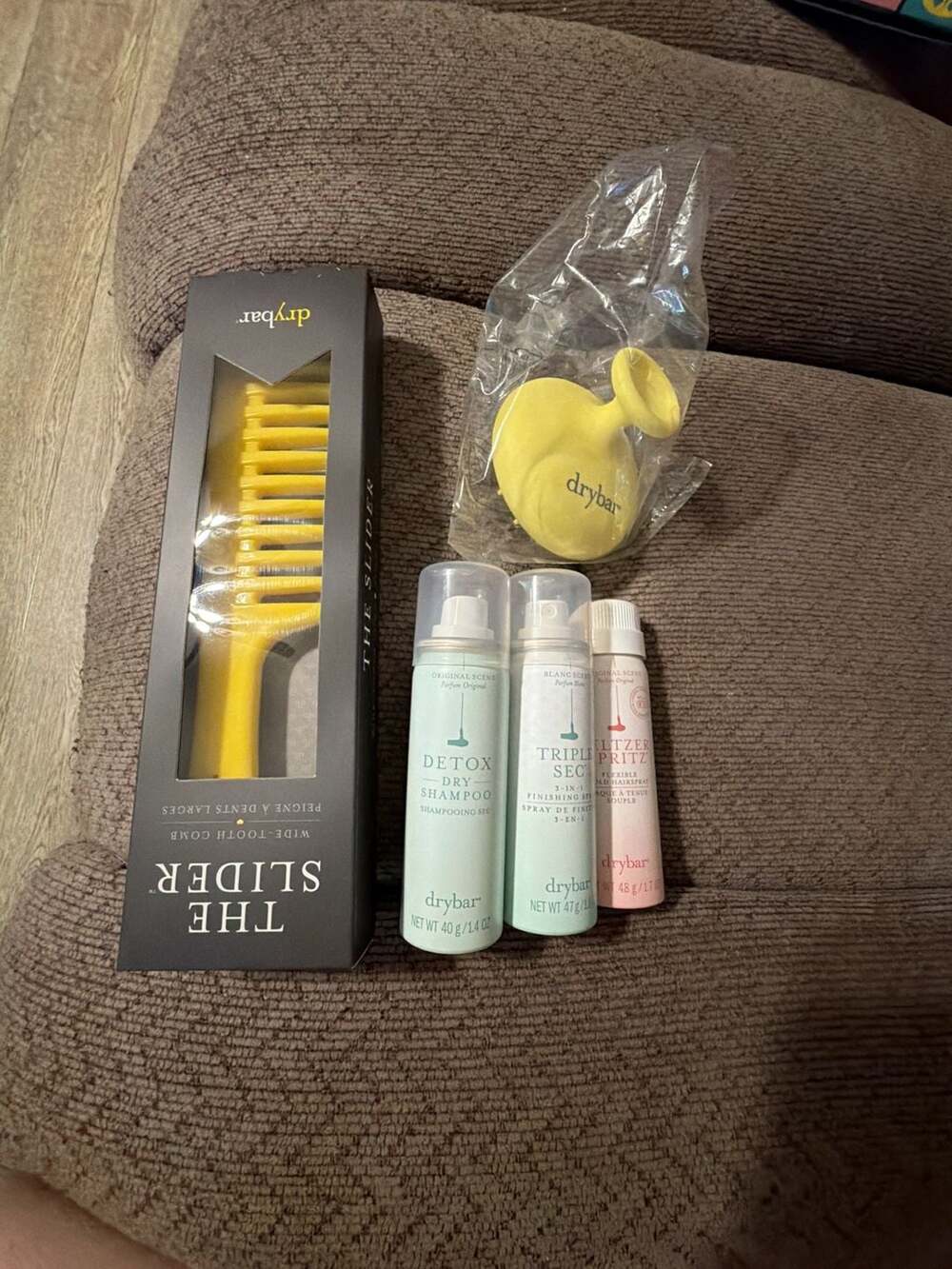 Drybar The Slider Wide-Tooth Comb and Travel Size Hair Product Set